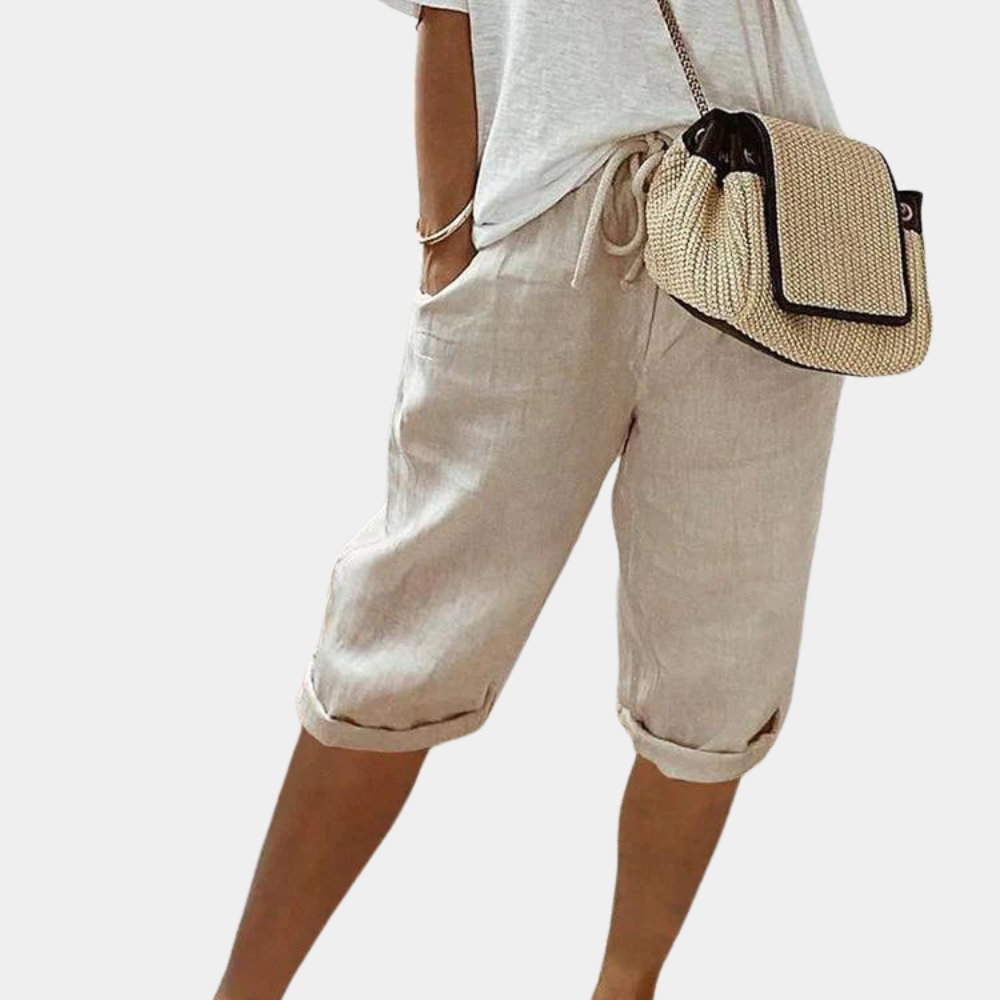Ademende en flexibele shorts voor dames - Elara