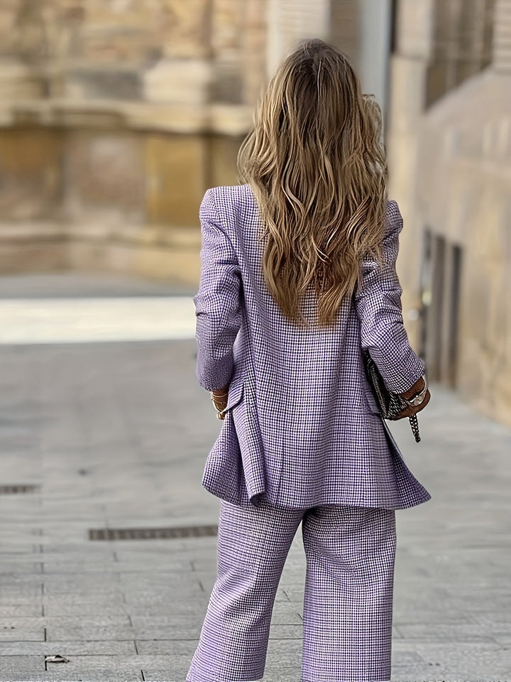 Blazer Set Dames | Double-Breasted &amp; Bewegingsvrijheid