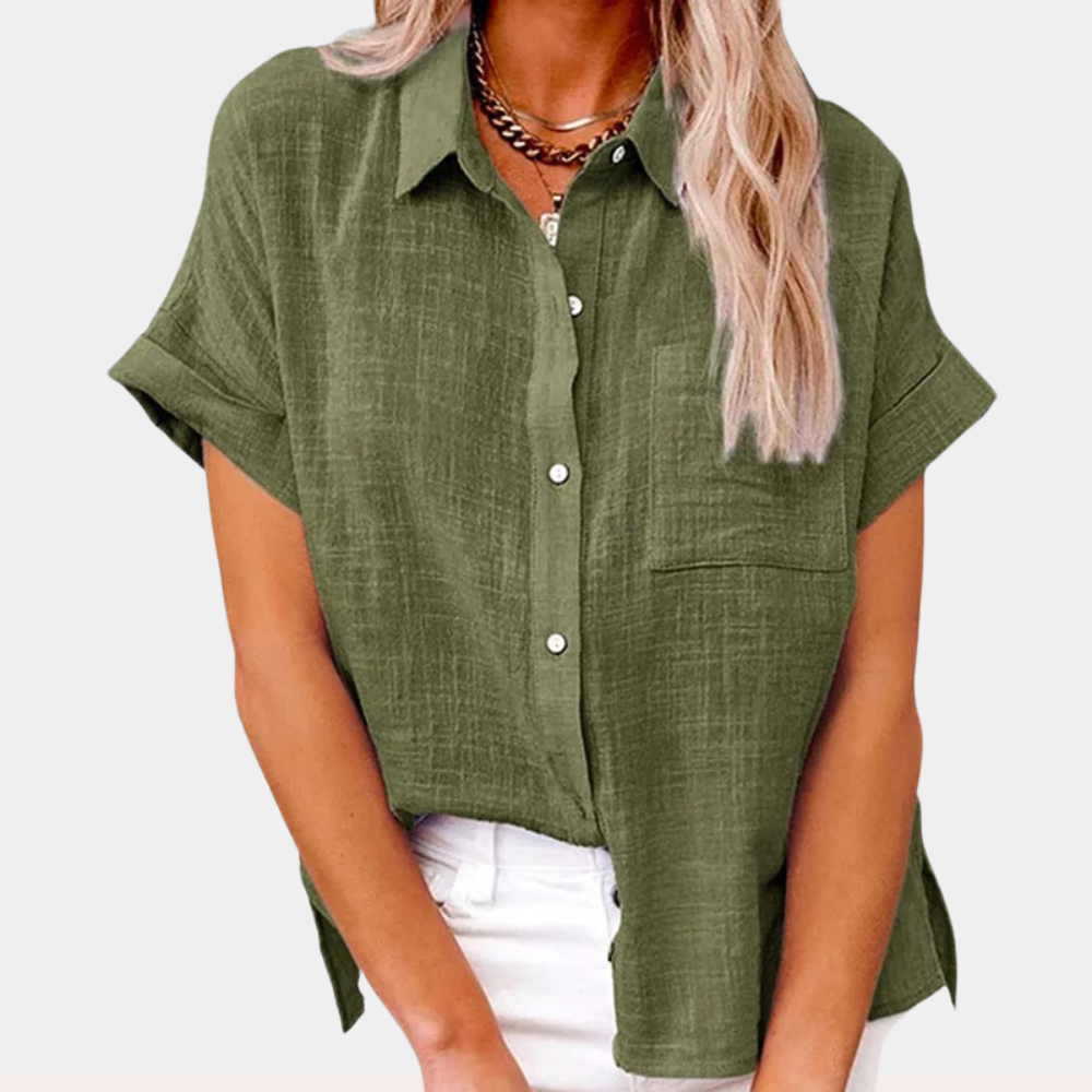Blouse Dames | Knoopsluiting &amp; Losvallend Comfort
