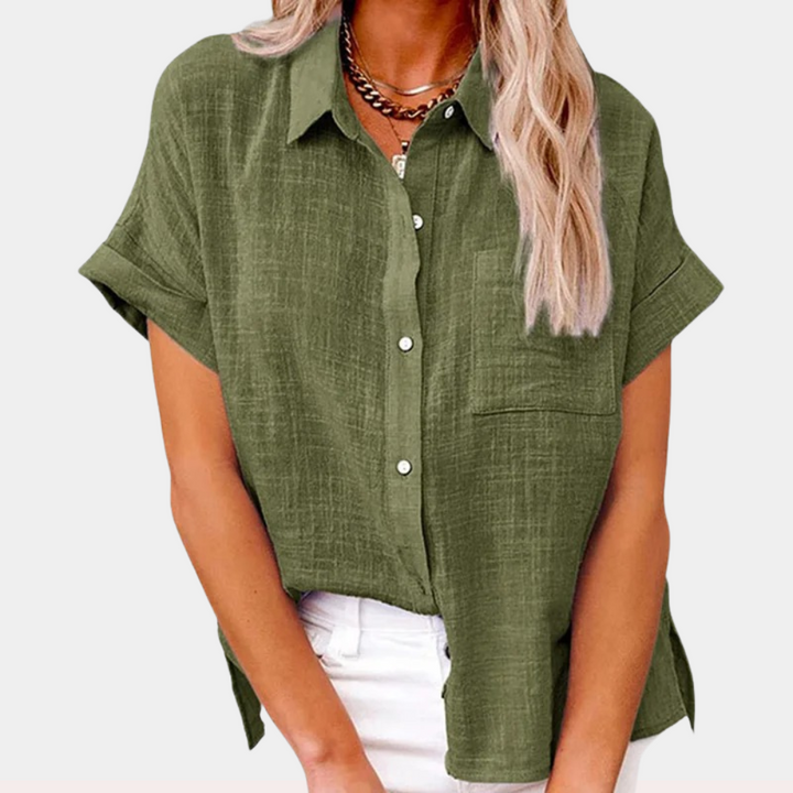 Blouse Dames | Knoopsluiting &amp; Losvallend Comfort