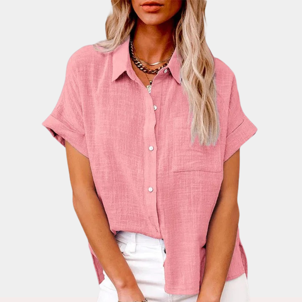 Blouse Dames | Knoopsluiting &amp; Losvallend Comfort
