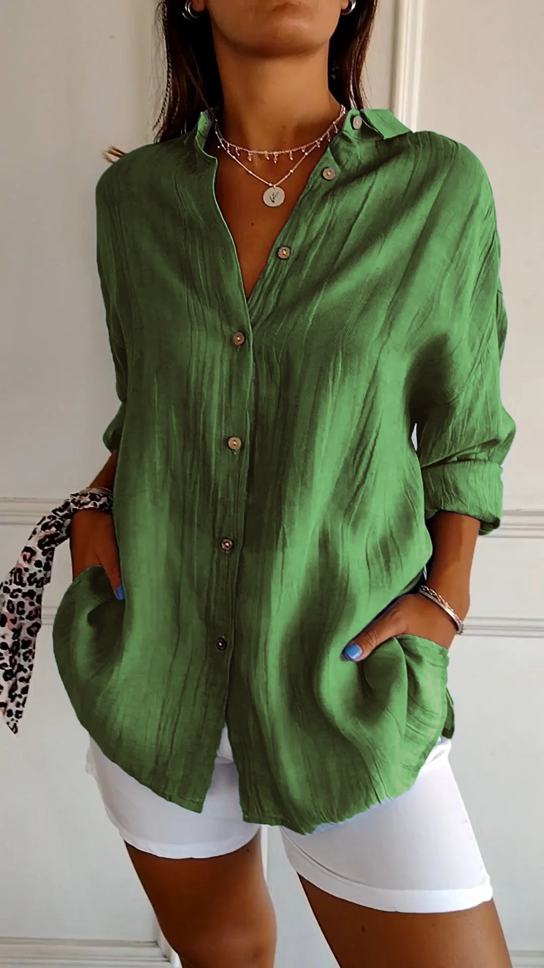 Blouse Dames | Plissé Design &amp; Flatterende Pasvorm