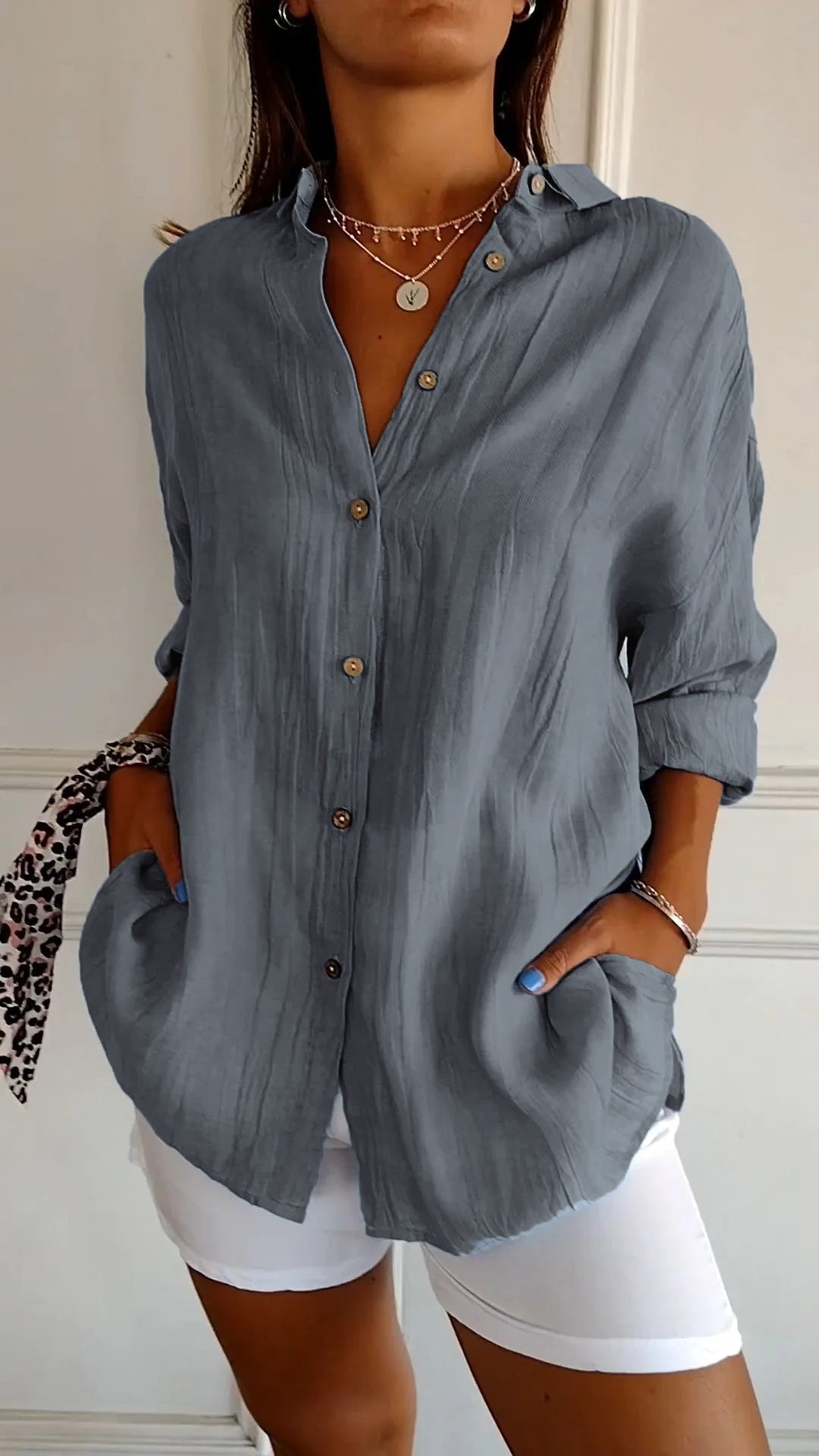 Blouse Dames | Plissé Design &amp; Flatterende Pasvorm