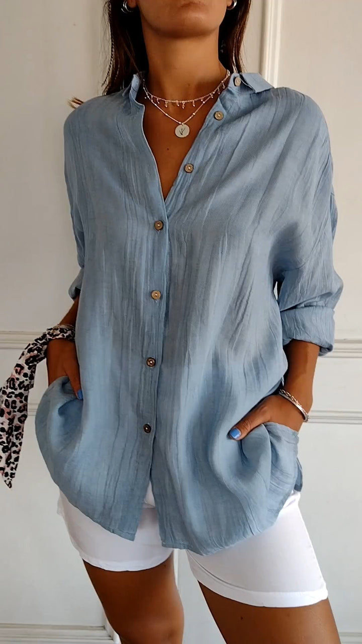 Blouse Dames | Plissé Design &amp; Flatterende Pasvorm