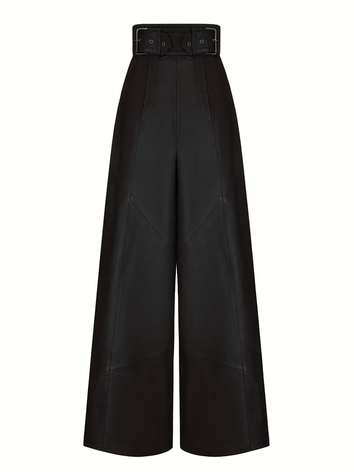 Broek met Wijde Pijpen Dames | Hoge Taille voor een Vleiende Val