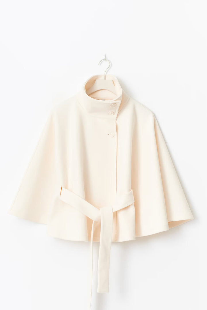 Capejas Dames | Capejas Look, Hoge Kraag &amp; Tailleceintuur