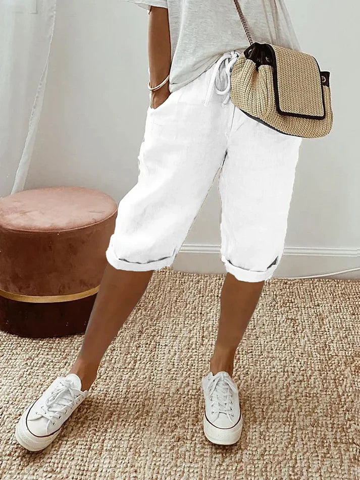 Capri Broek Dames | Elastische Taille &amp; Stijlvol Comfort