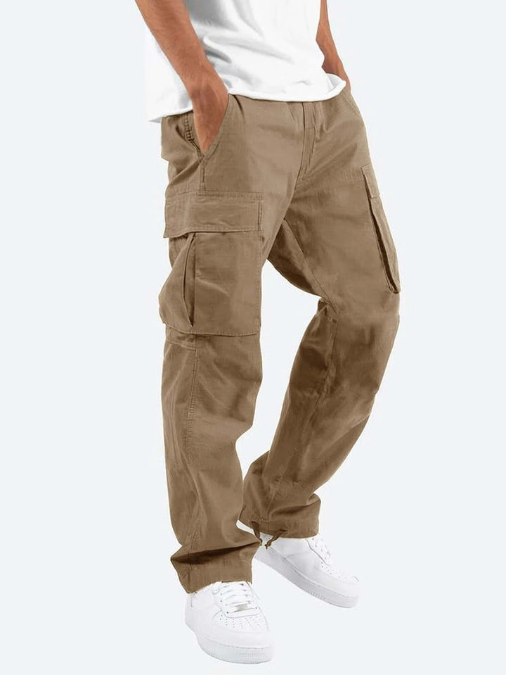 Cargobroek Heren | Cargo Broek | Elastische Tailleband &amp; Ruime Zakken