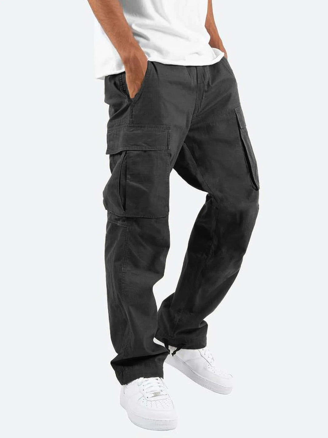 Cargobroek Heren | Cargo Broek | Elastische Tailleband &amp; Ruime Zakken