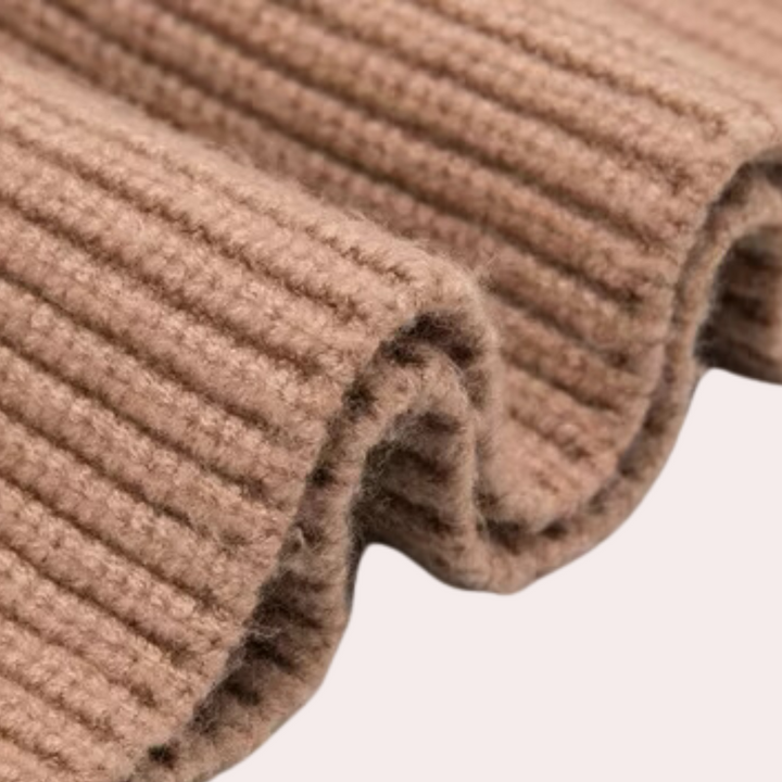 Comfortabele gebreide damesjurk met tijdloos design - Elora