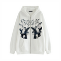 Hoodie Dames | Rits met Statementprint