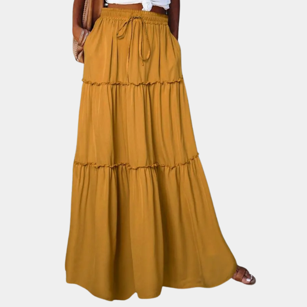 Dames Bohemian Lange Rok - Esila