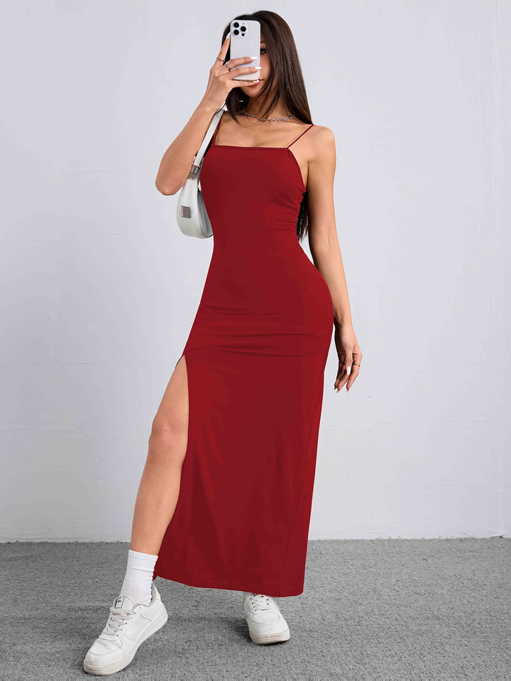 Dames Cami Casual Maxi Zomerjurk - Pamela
