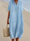 Dames Casual Midi Zomerjurk - Amanda