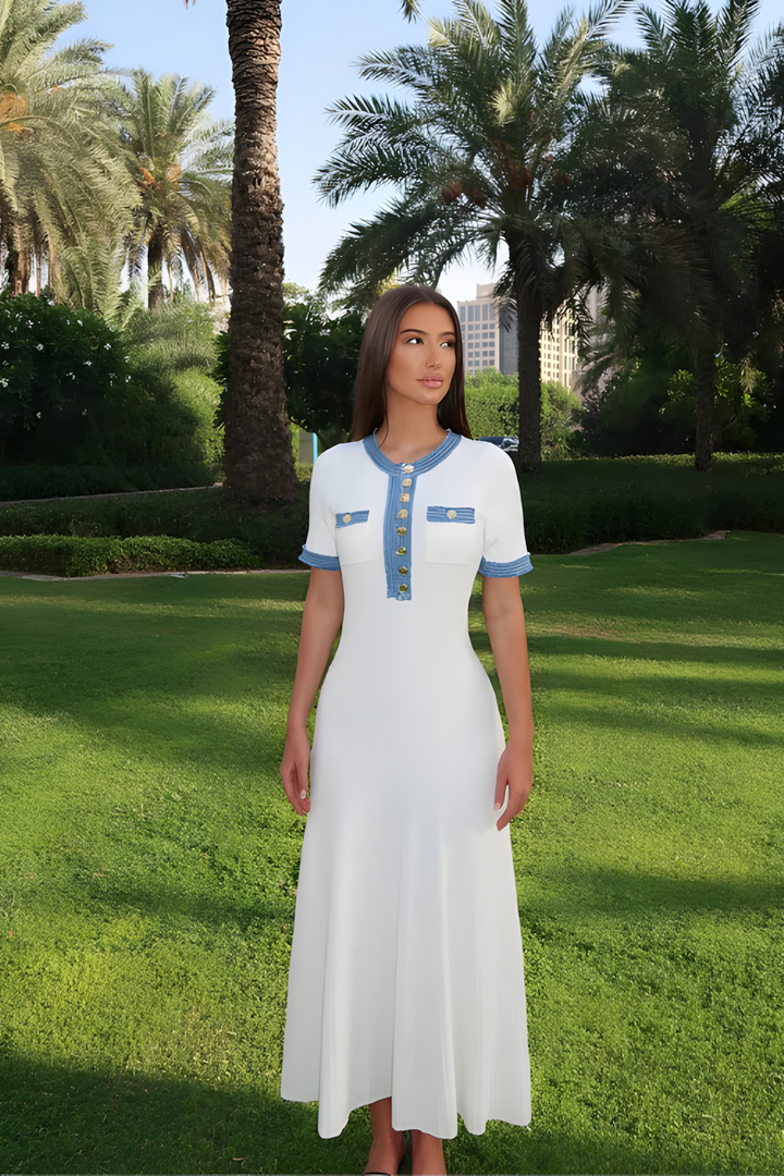 Dames Casual Midi Zomerjurk - Sandra