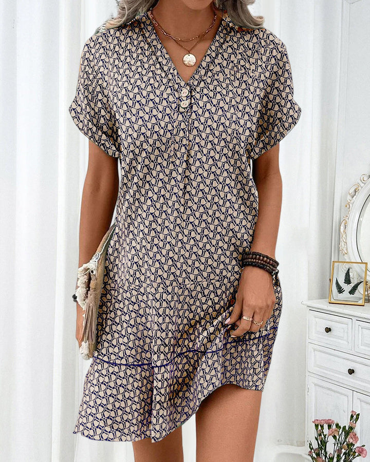 Dames Casual Mini Zomerjurk - Ava