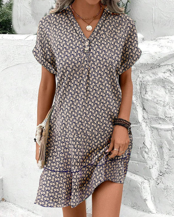 Dames Casual Mini Zomerjurk - Ava