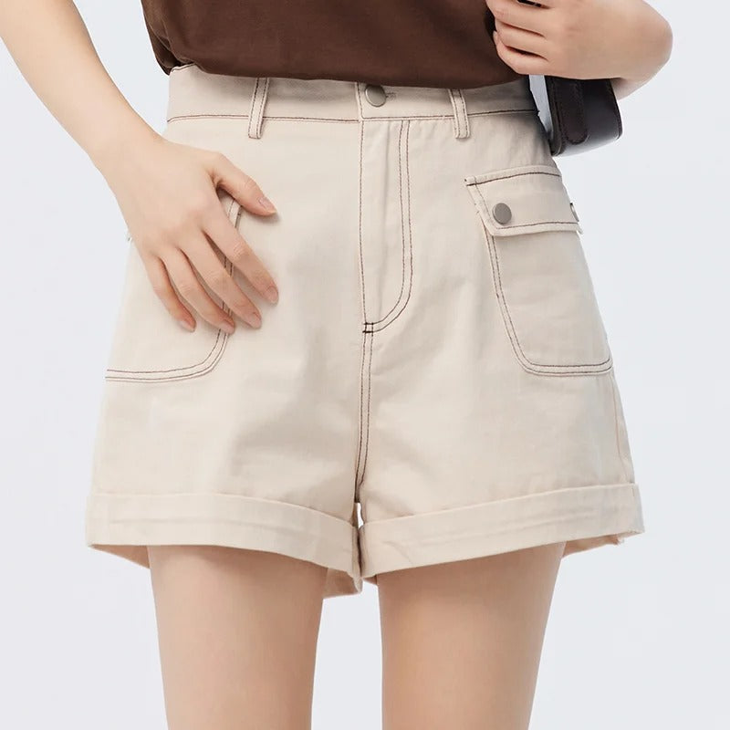 Dames Casual Zomer A-Lijn Shorts - Odette