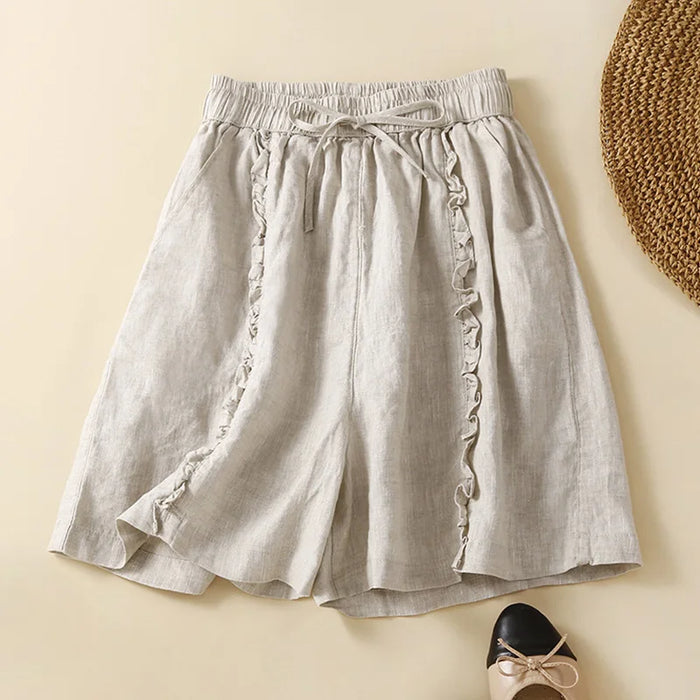Dames Casual Zomer Shorts met Relaxte Pasvorm – Sylvie