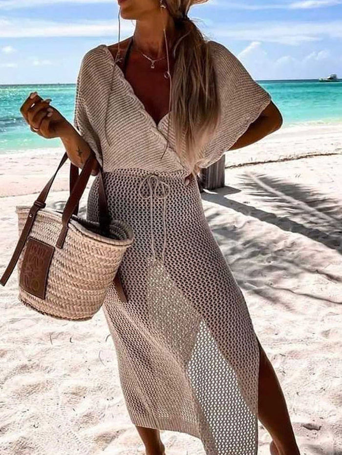 Dames Gehaakte Strandjurk - Fleur