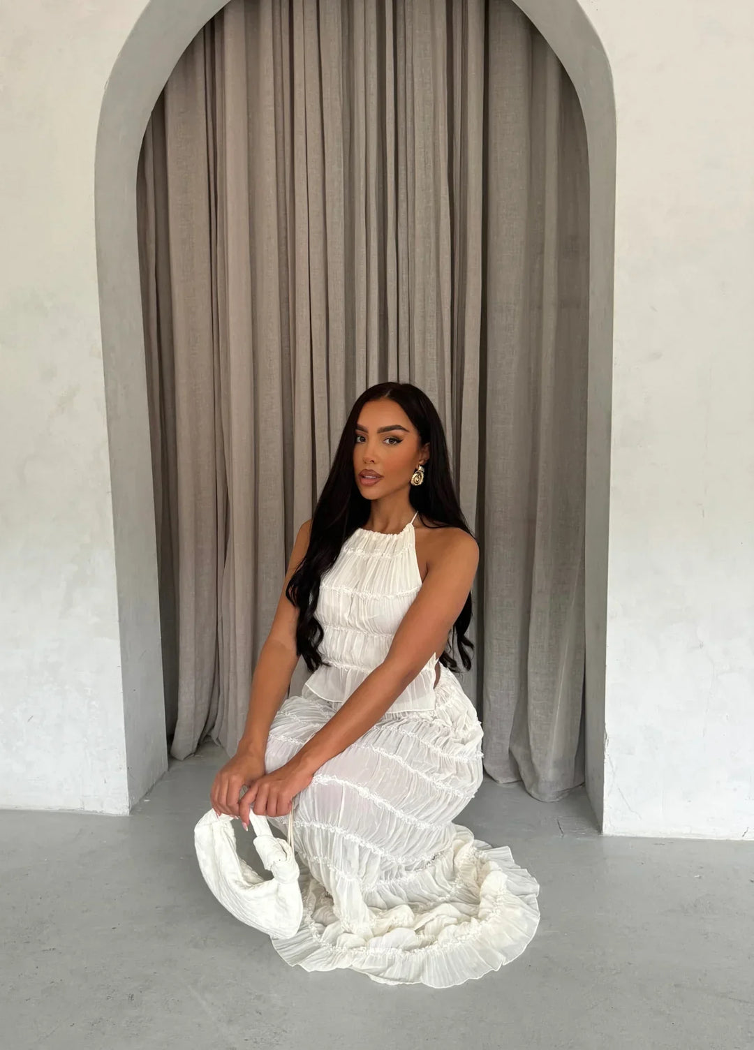 Dames Hawaï Top en Maxi Rok Set - Natasha