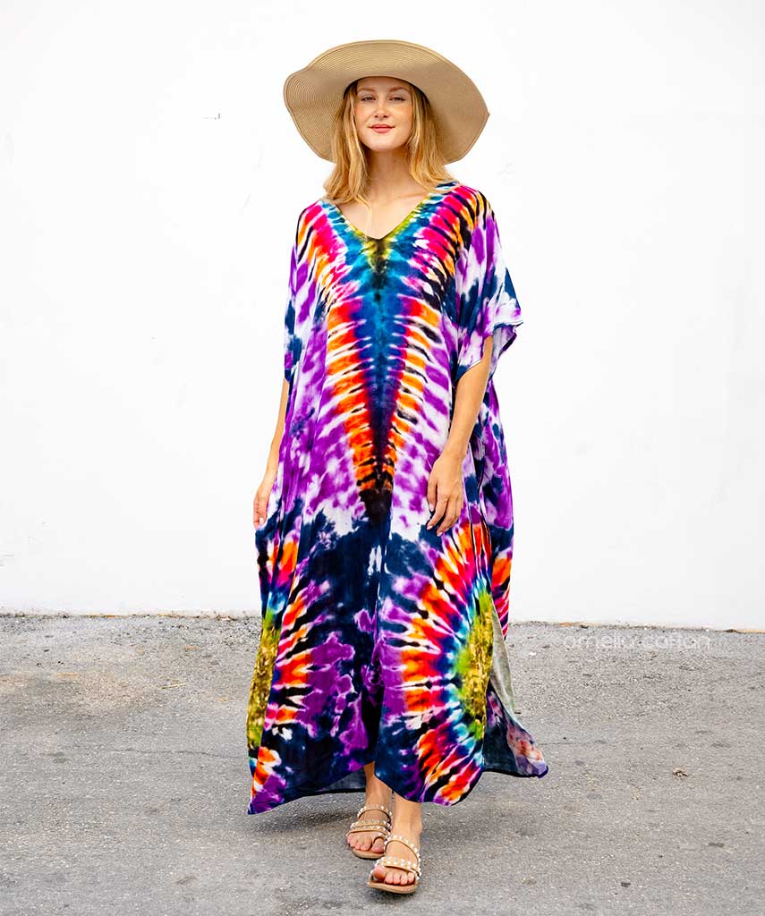 Dames Hawaiian Style Maxi Zomerjurk - Salve