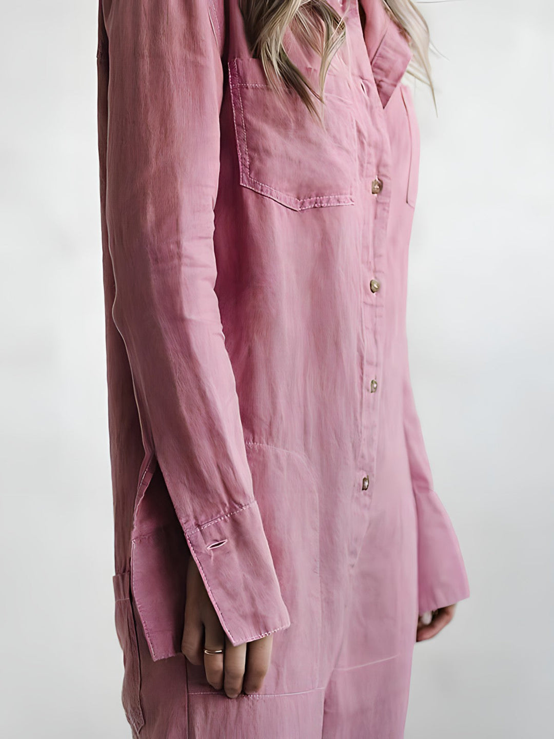 Dames Jumpsuit met Lange mouwen - Sanne