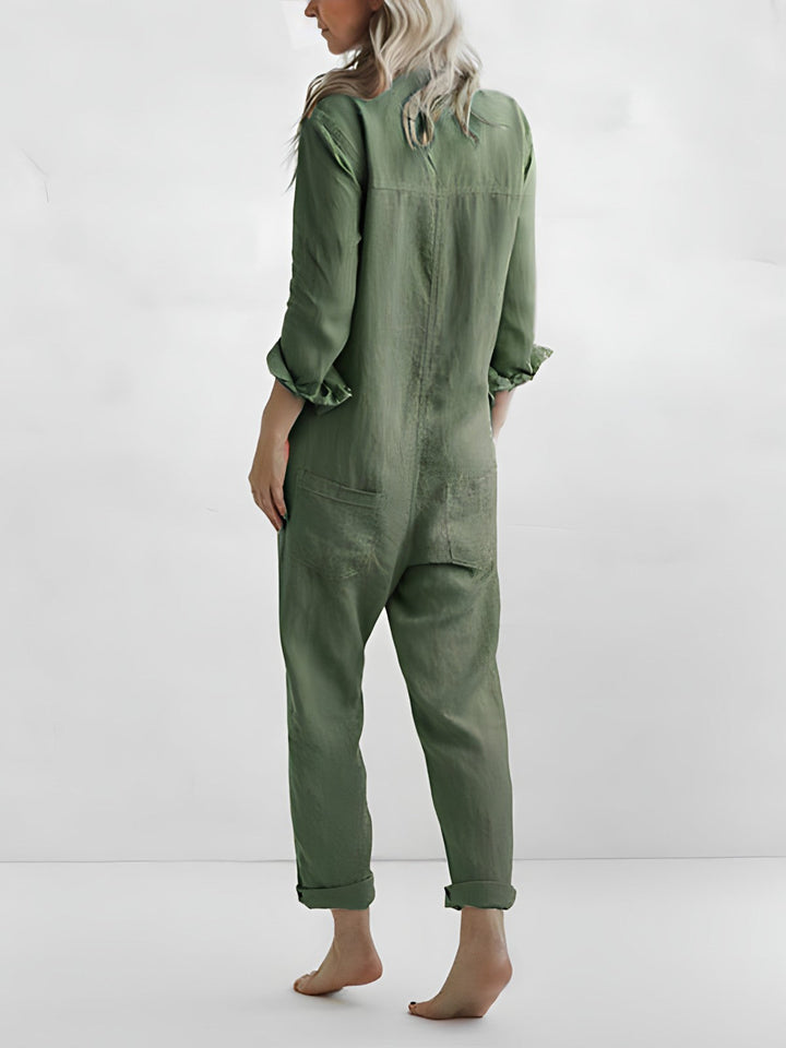 Dames Jumpsuit met Lange mouwen - Sanne