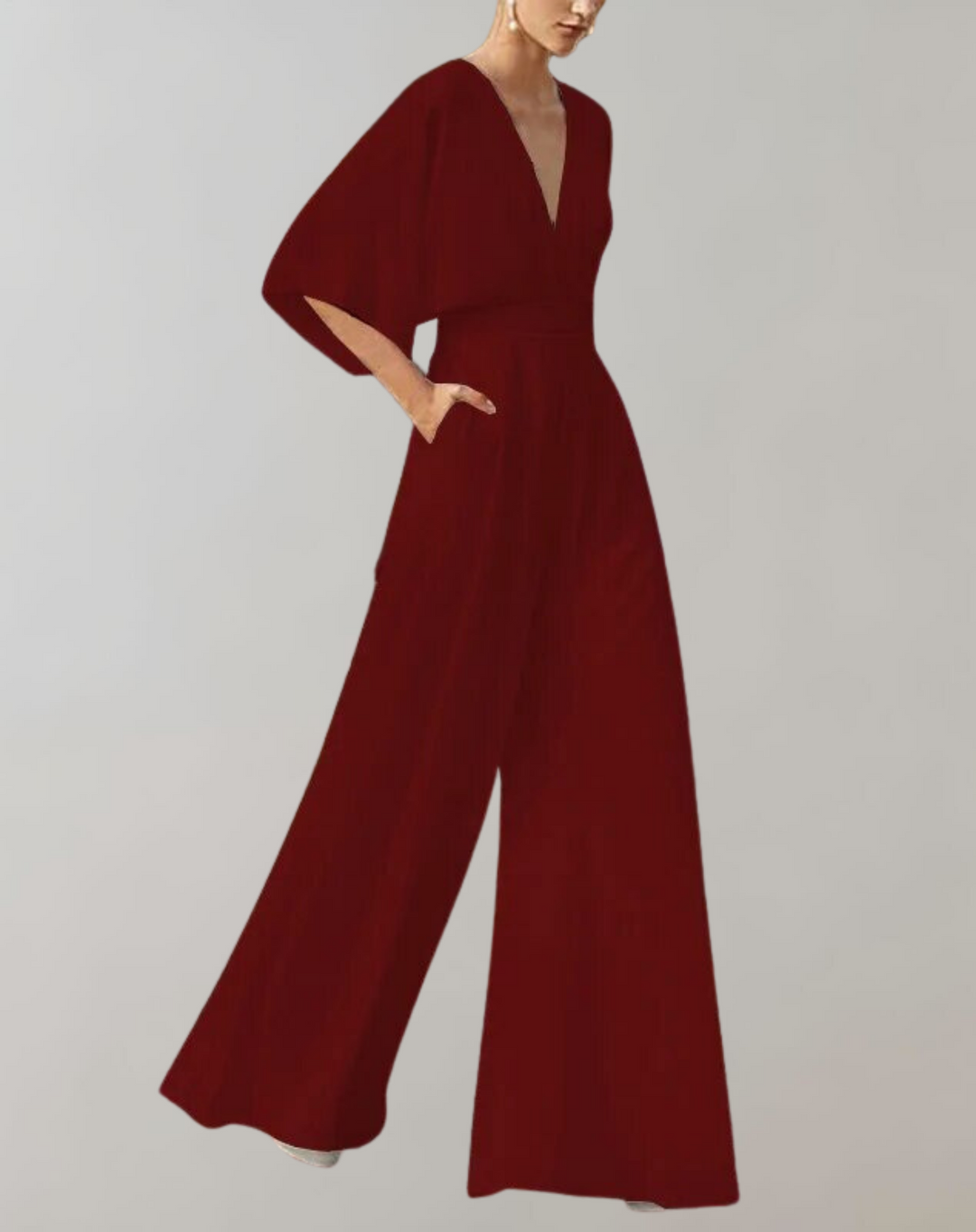 Dames Jumpsuit met wijde pijpen - Suzette