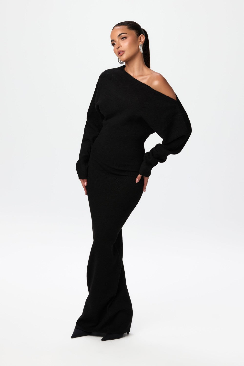 Dames Lange Mouwen Maxi Gala Jurk - Diora