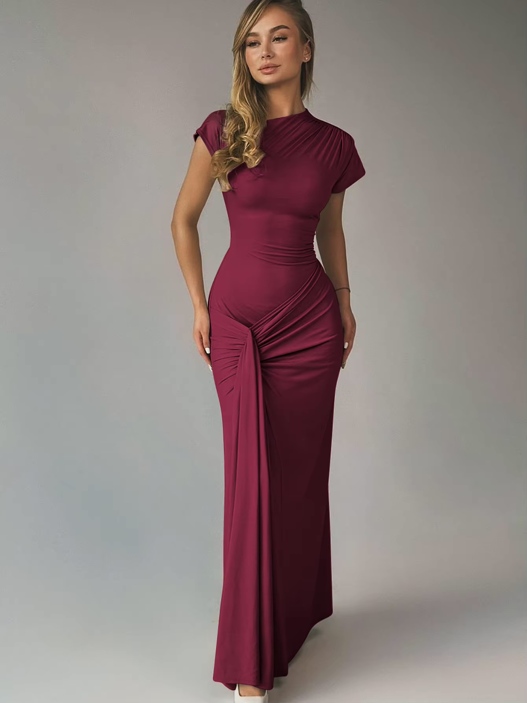 Dames Maxi Gala Jurk met Kanten - Celina