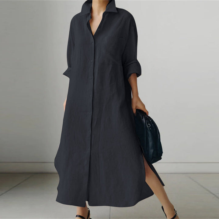 Dames Midi polojurk met knoopsluiting - Kore