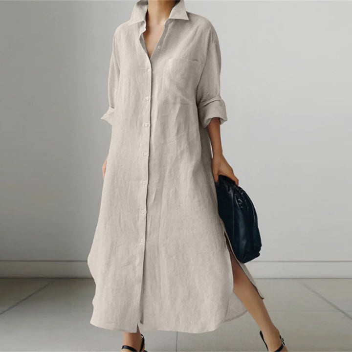 Dames Midi polojurk met knoopsluiting - Kore