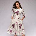 Dames Mini zomerjurk met bloemenprint - Olivia