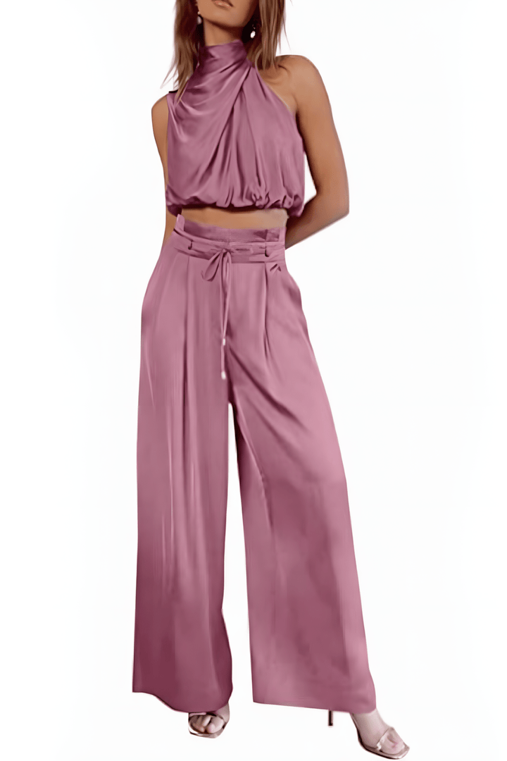 Dames Mouwloze Top en Broek Set - Aurora