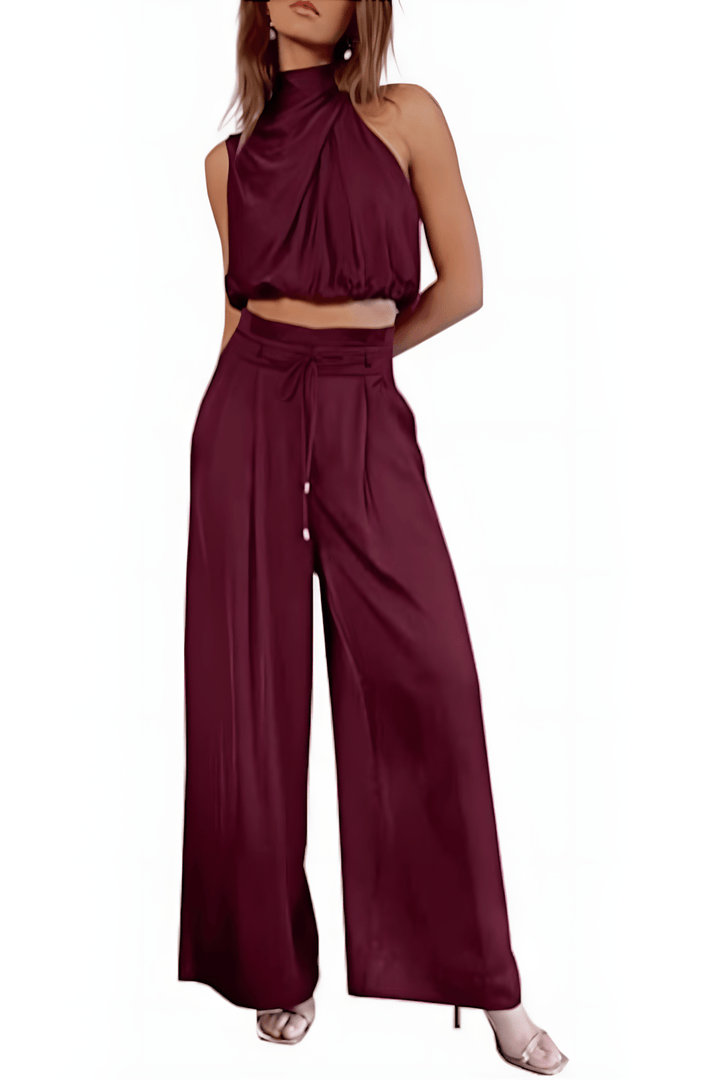 Dames Mouwloze Top en Broek Set - Aurora