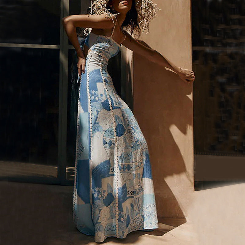 Dames Slip Maxi Zomerjurk - Valentin