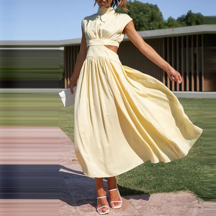 Dames Stijlvolle Hals Sexy Maxi Zomerjurk - Annabeth