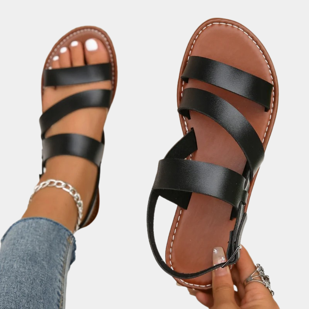 Dames Strand Slide Sandalen - Sara