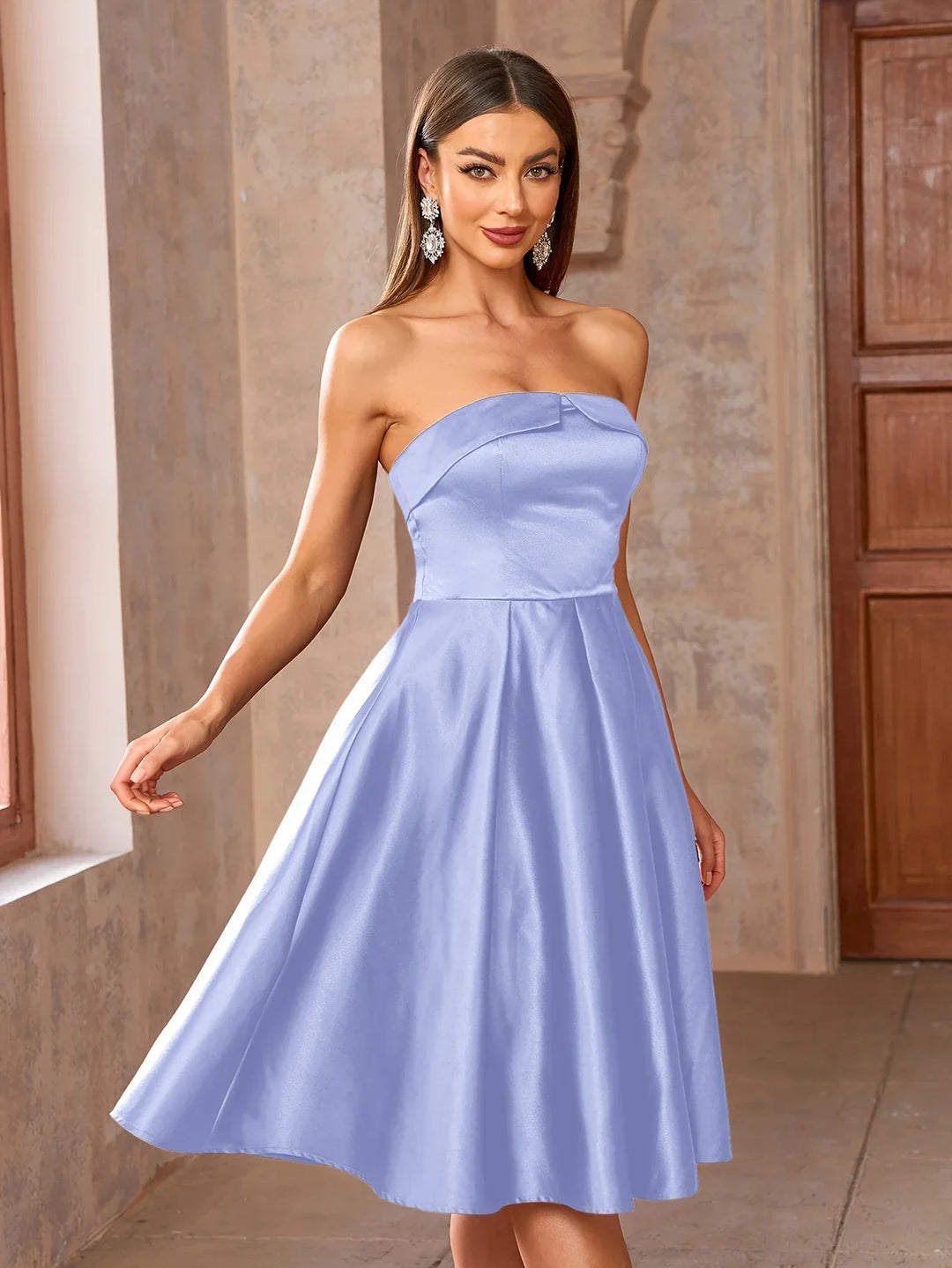 Dames Tube Midi Avondjurk - Andie