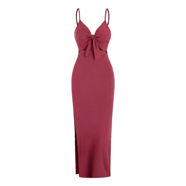 Dames V hals Maxi zomerjurk - Alyssa