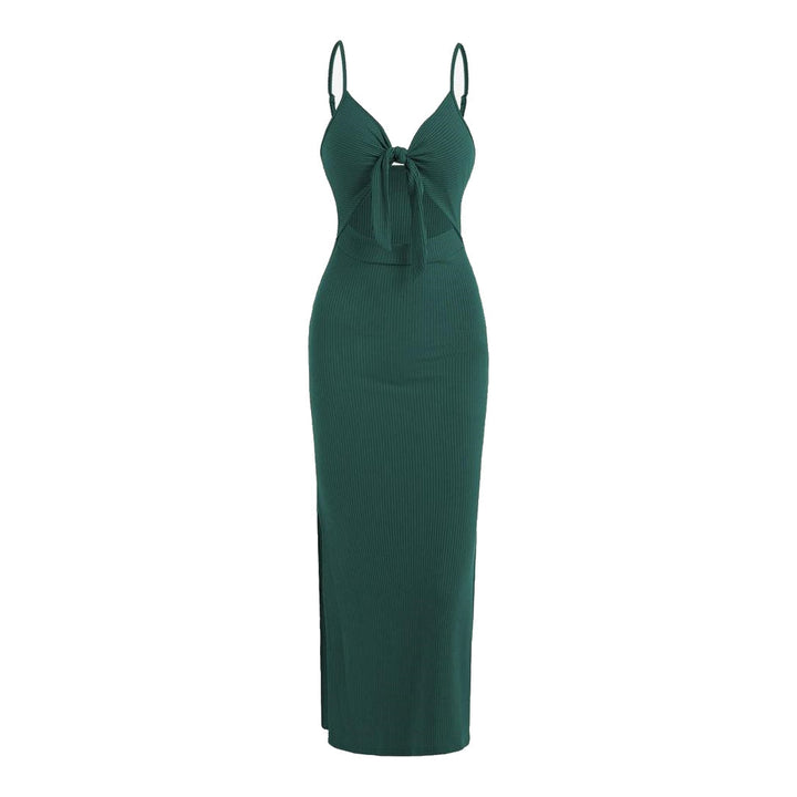 Dames V hals Maxi zomerjurk - Alyssa