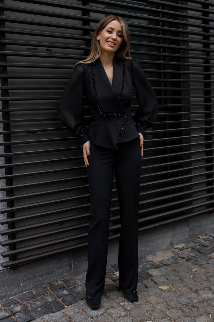 Dames Zwarte Formele Jumpsuit - Marie