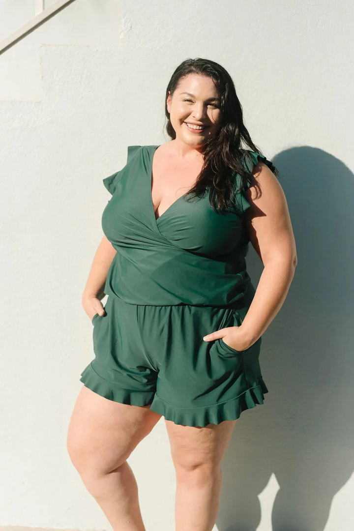 Dames Zwem Romper Zomer Shorts - Valerie