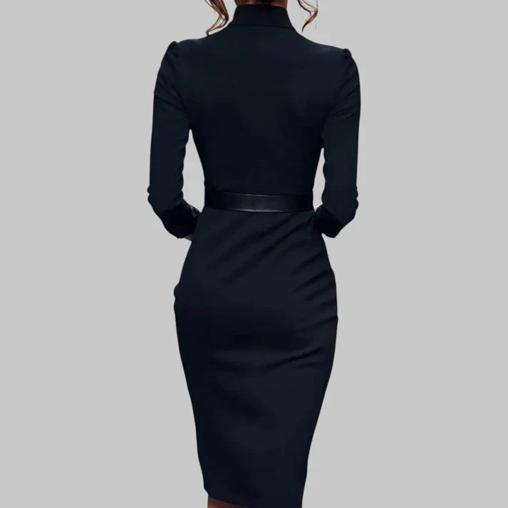 Dames jurk met ceintuur | Taille-accent &amp; Verfijnd Silhouet
