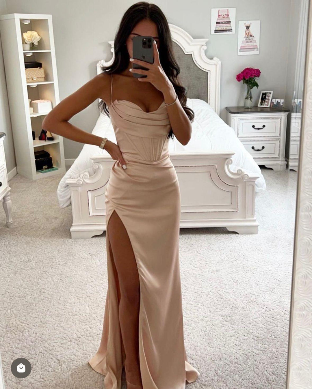 Dames zeemeermin stijl Maxi Gala Jurk - Aubrey