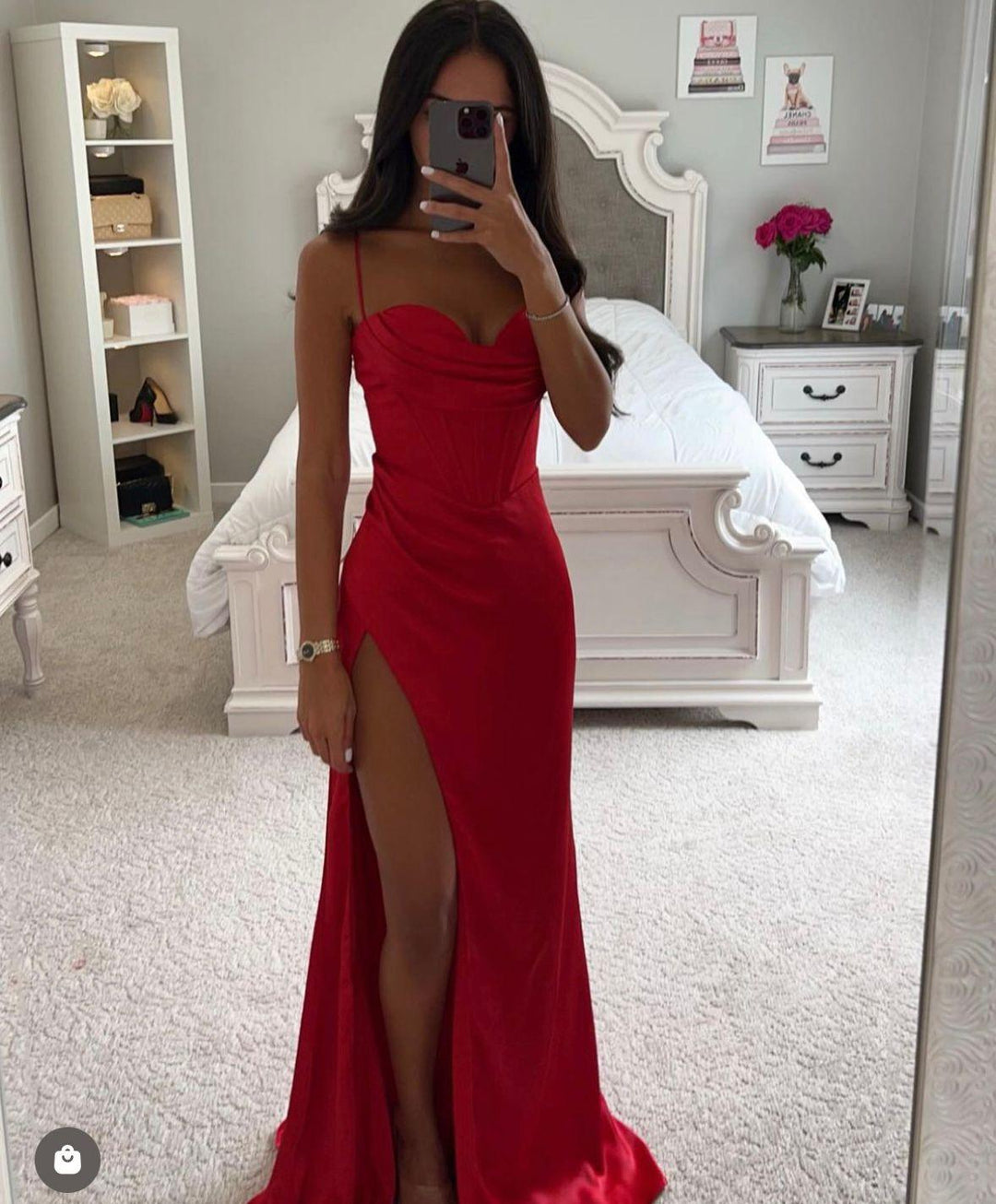 Dames zeemeermin stijl Maxi Gala Jurk - Aubrey