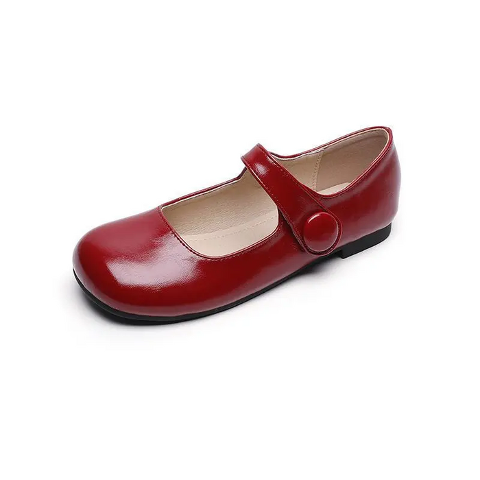 Dames Mary Jane Schoenen met Verstelbare Gesp en Vierkante Neus