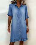 Denim Jurk Dames | Relaxed Fit & Comfort