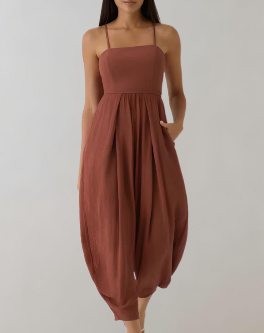 Elegante Spaghettibandjes Rugloze Zomerjumpsuit voor dames - Cloe